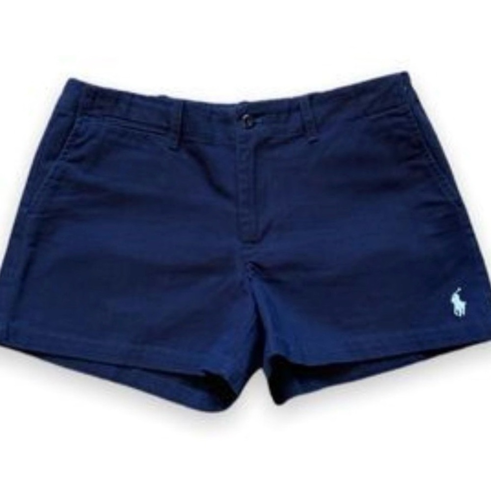 Polo by Ralph Lauren Dark Navy Cotton Bermuda Shorts with Pony Size 10
